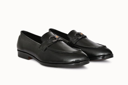 Classic Slip-on for Men with Horse Shoe Buckle | Black