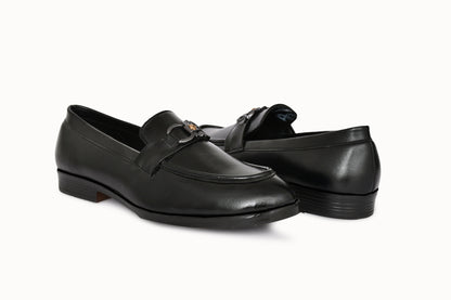 Classic Slip-on for Men with Horse Shoe Buckle | Black