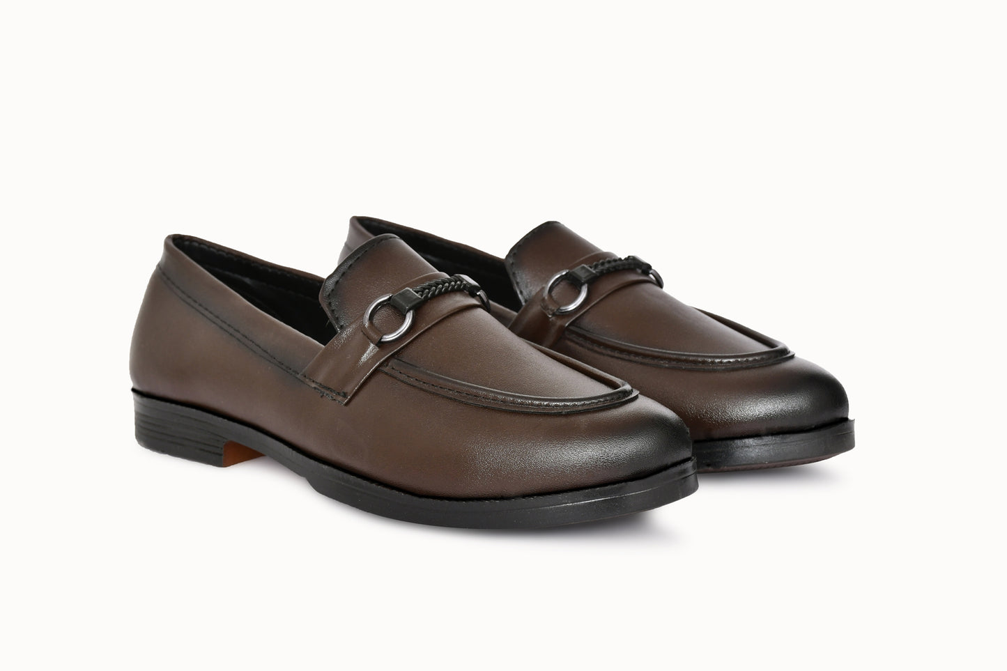 Classic Slip-on for Men with Braided Buckle | Brown