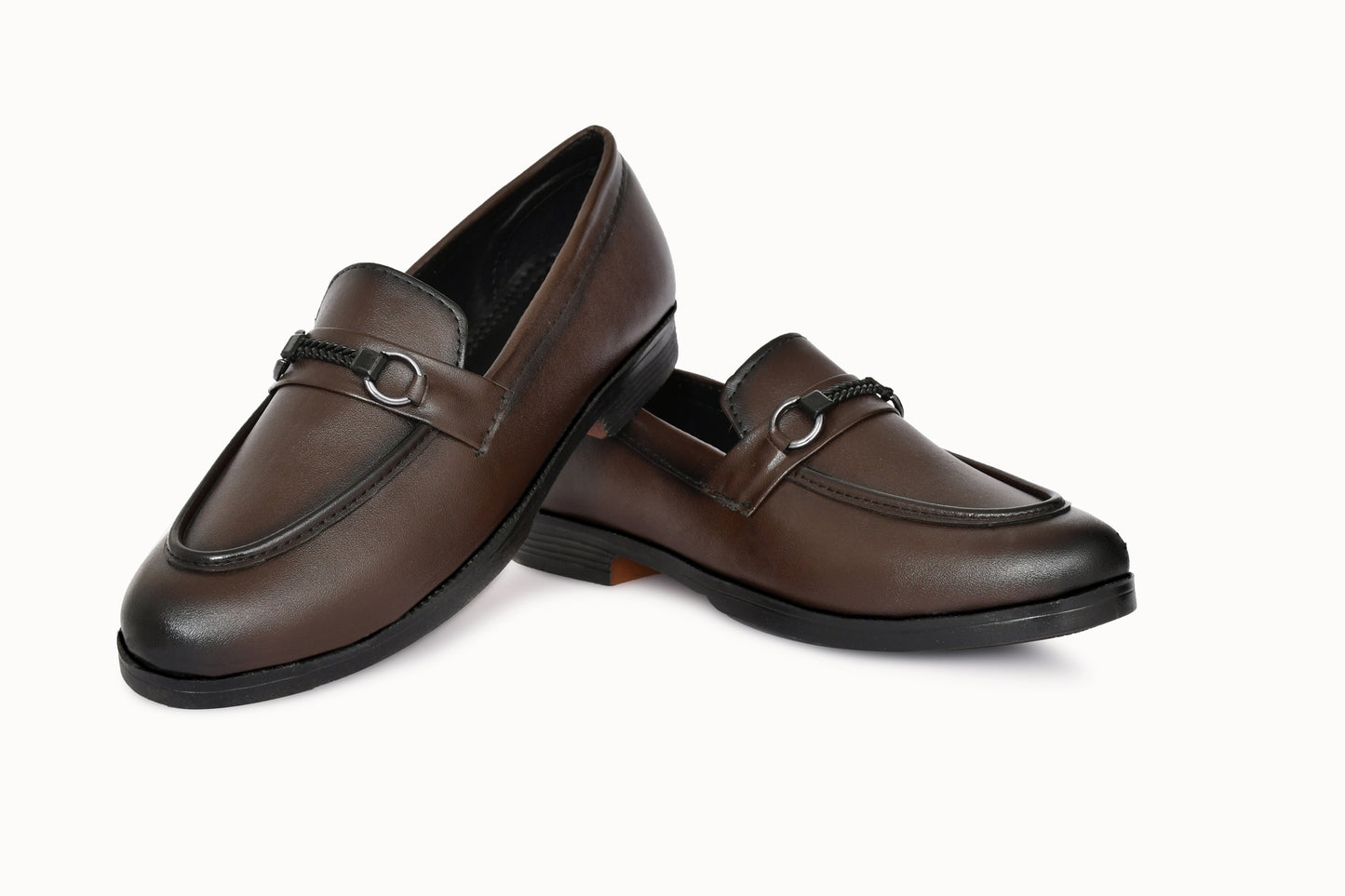 Classic Slip-on for Men with Braided Buckle | Brown