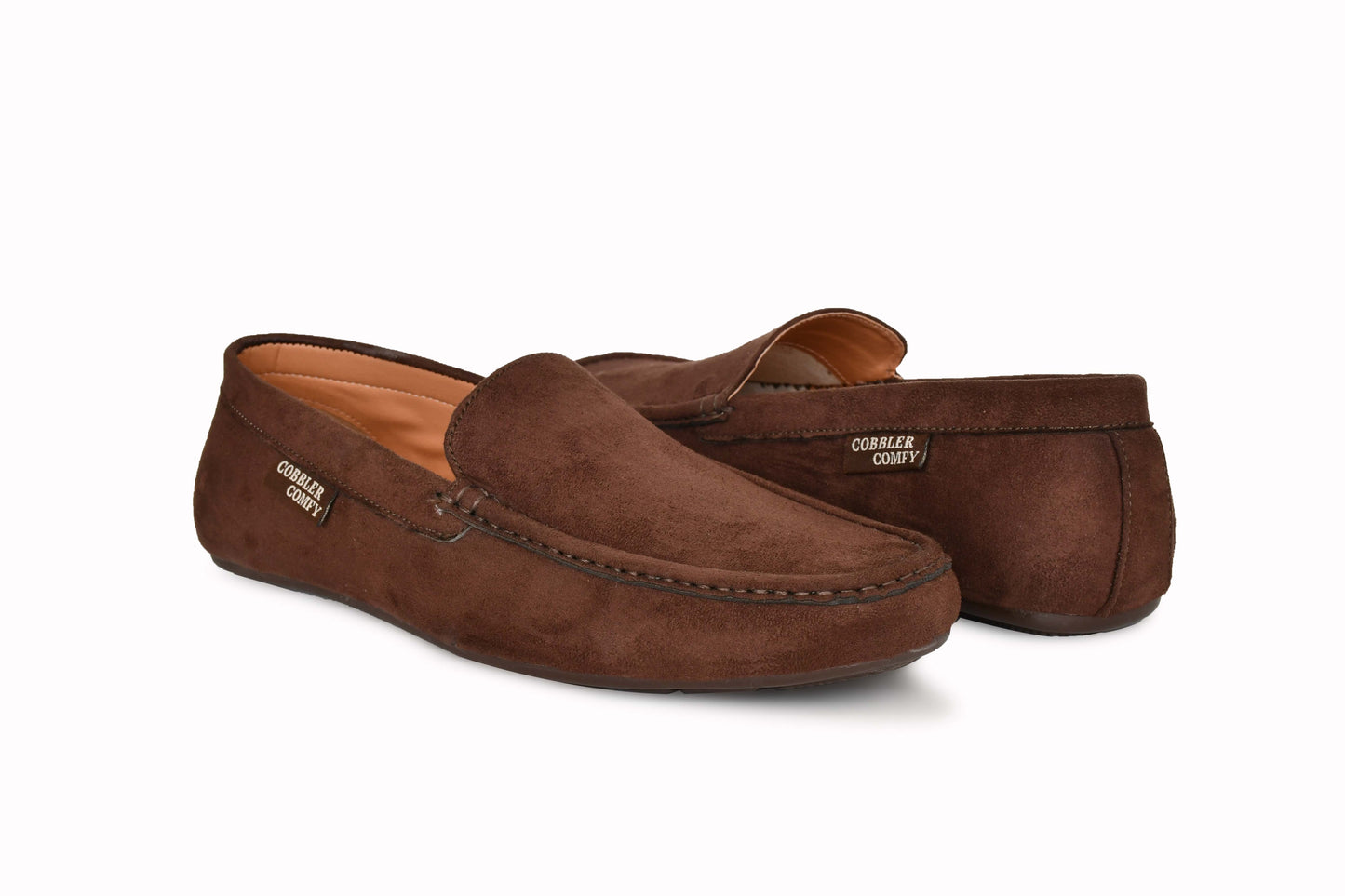 Classic Suede Moccasins for Men | Coffee