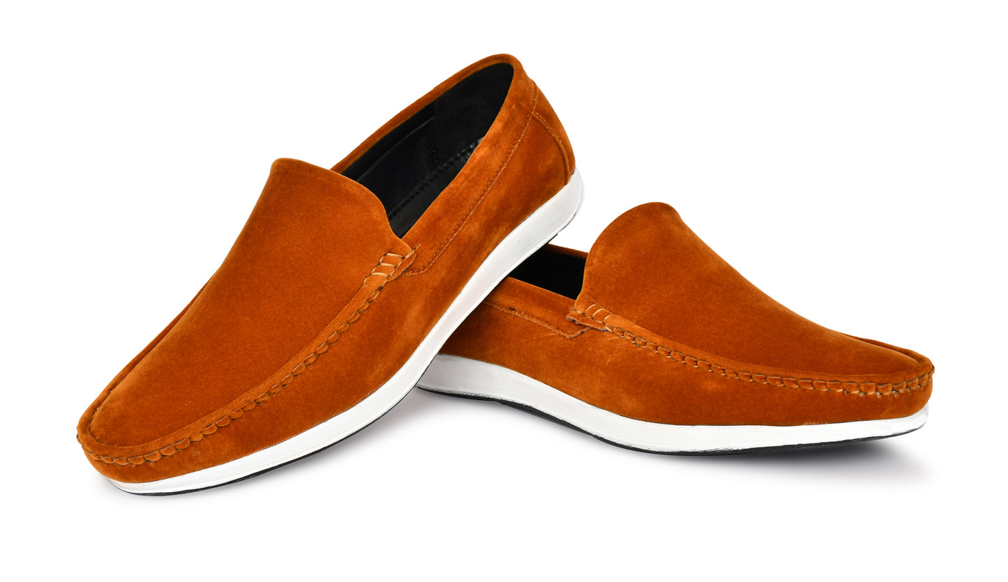 Velvet Classic Pull-on Loafer for Men | Tan