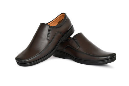 Classic Slip-on For Men with Neat Side Slit | Brown