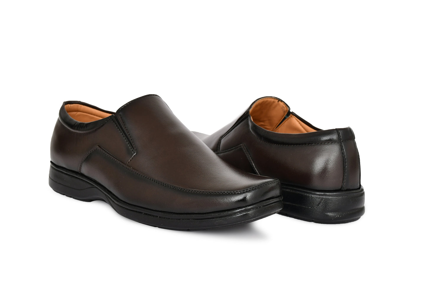 Classic Slip-on For Men with Neat Side Slit | Brown