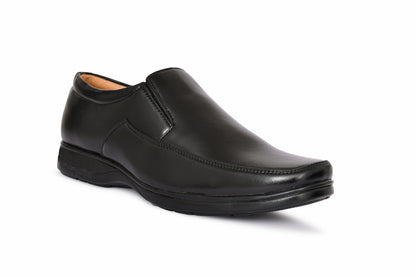 Classic Slip-on For Men with Neat Side Slit | Black