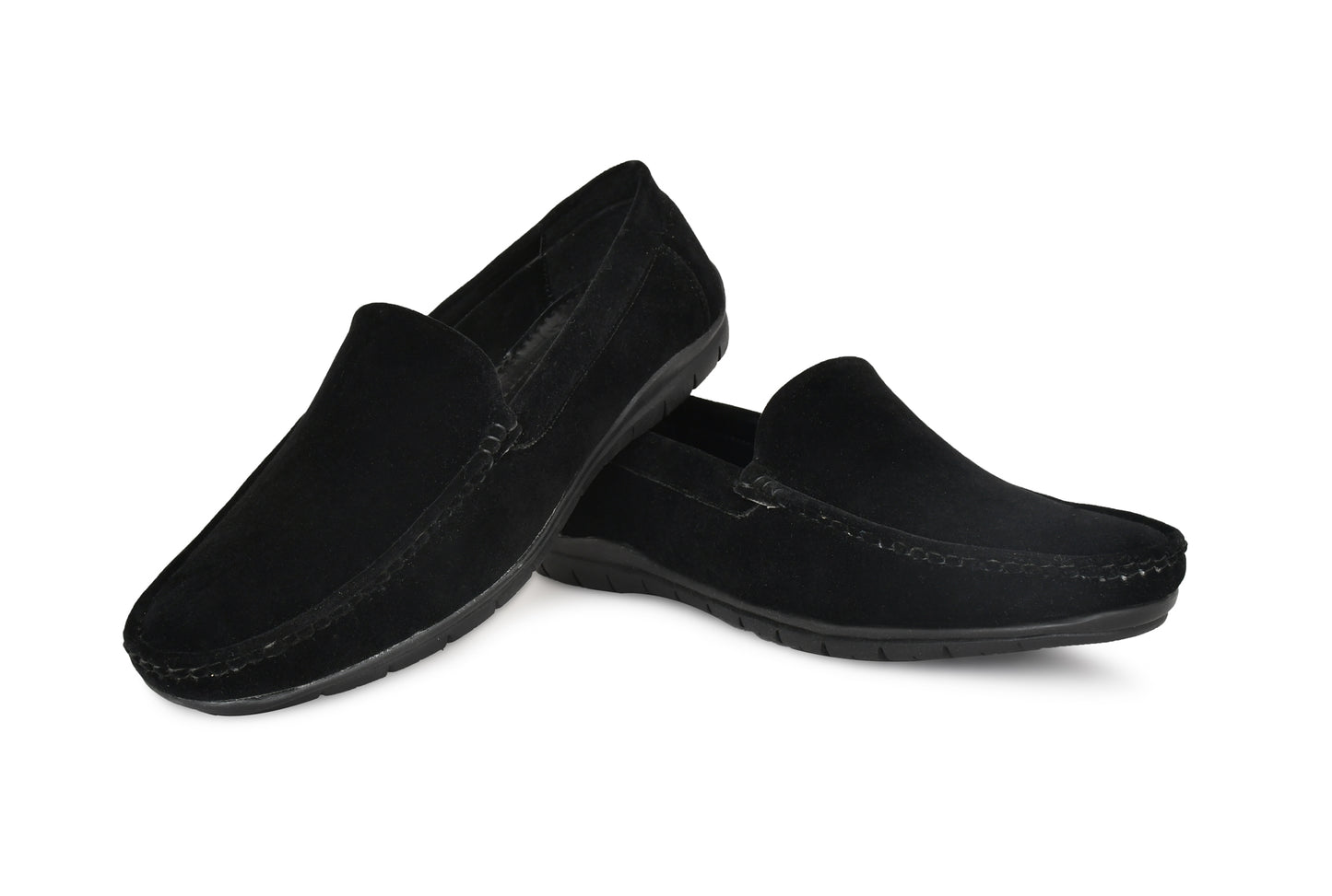 Velvet Pull-on Loafer for Men | Black