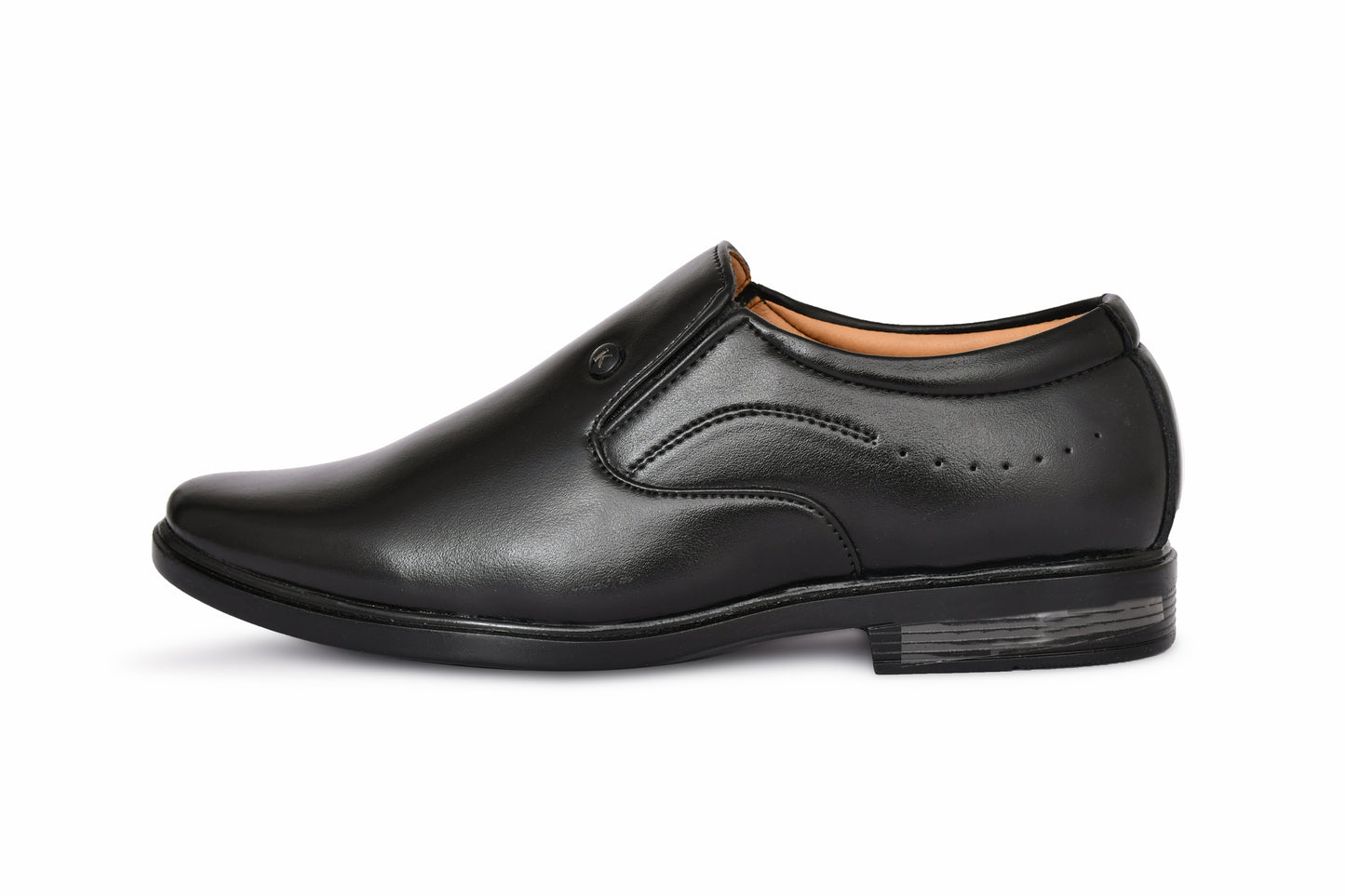 Classic Slip-on For Men with Stylish Side Stitch | Black