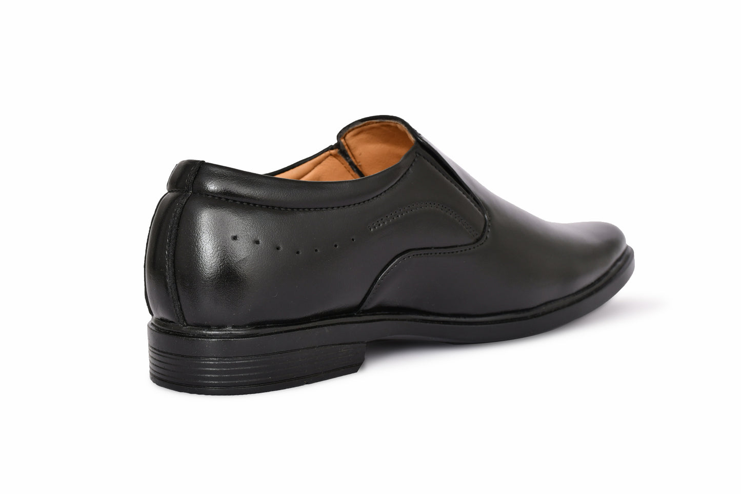 Classic Slip-on For Men with Stylish Side Stitch | Black