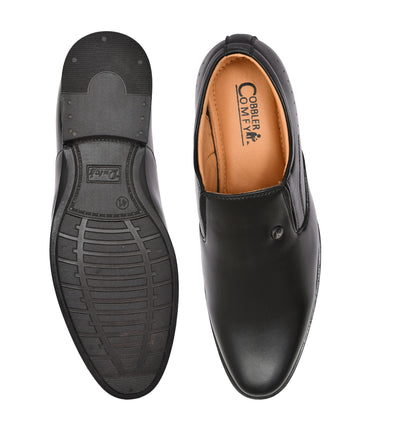 Classic Slip-on For Men with Stylish Side Stitch | Black