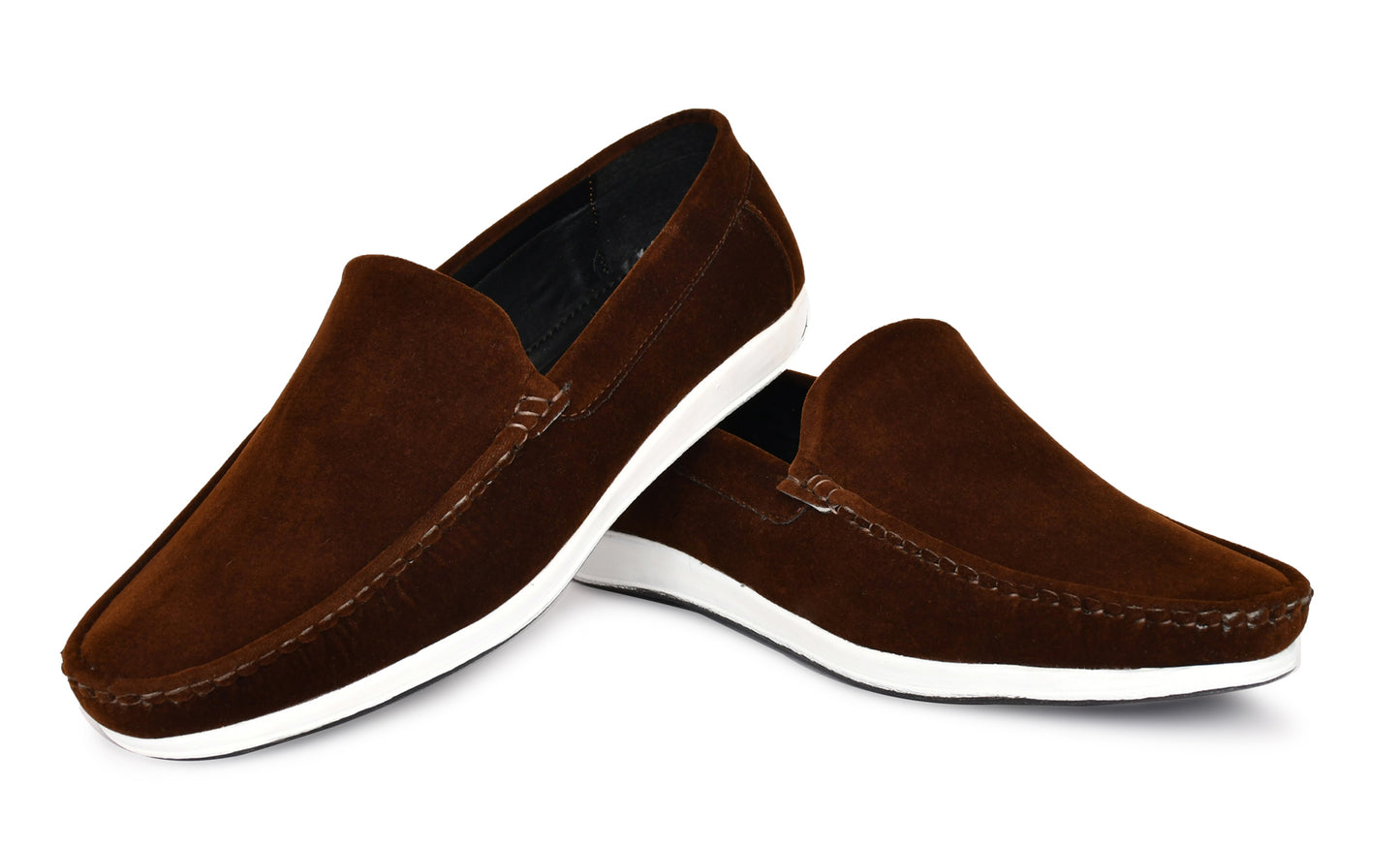 Velvet Classic Pull-on Loafer for Men | Coffee