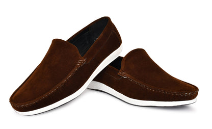 Velvet Classic Pull-on Loafer for Men | Coffee