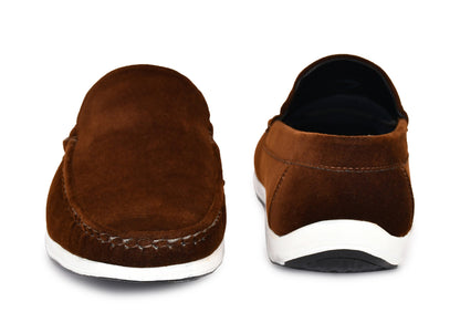 Velvet Classic Pull-on Loafer for Men | Coffee