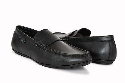 Classic Office-wear Moccasins for Men | Black