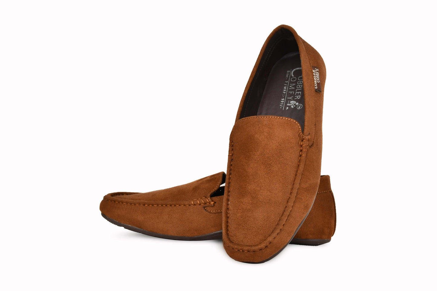 Classic Suede Moccasins for Men | Tan