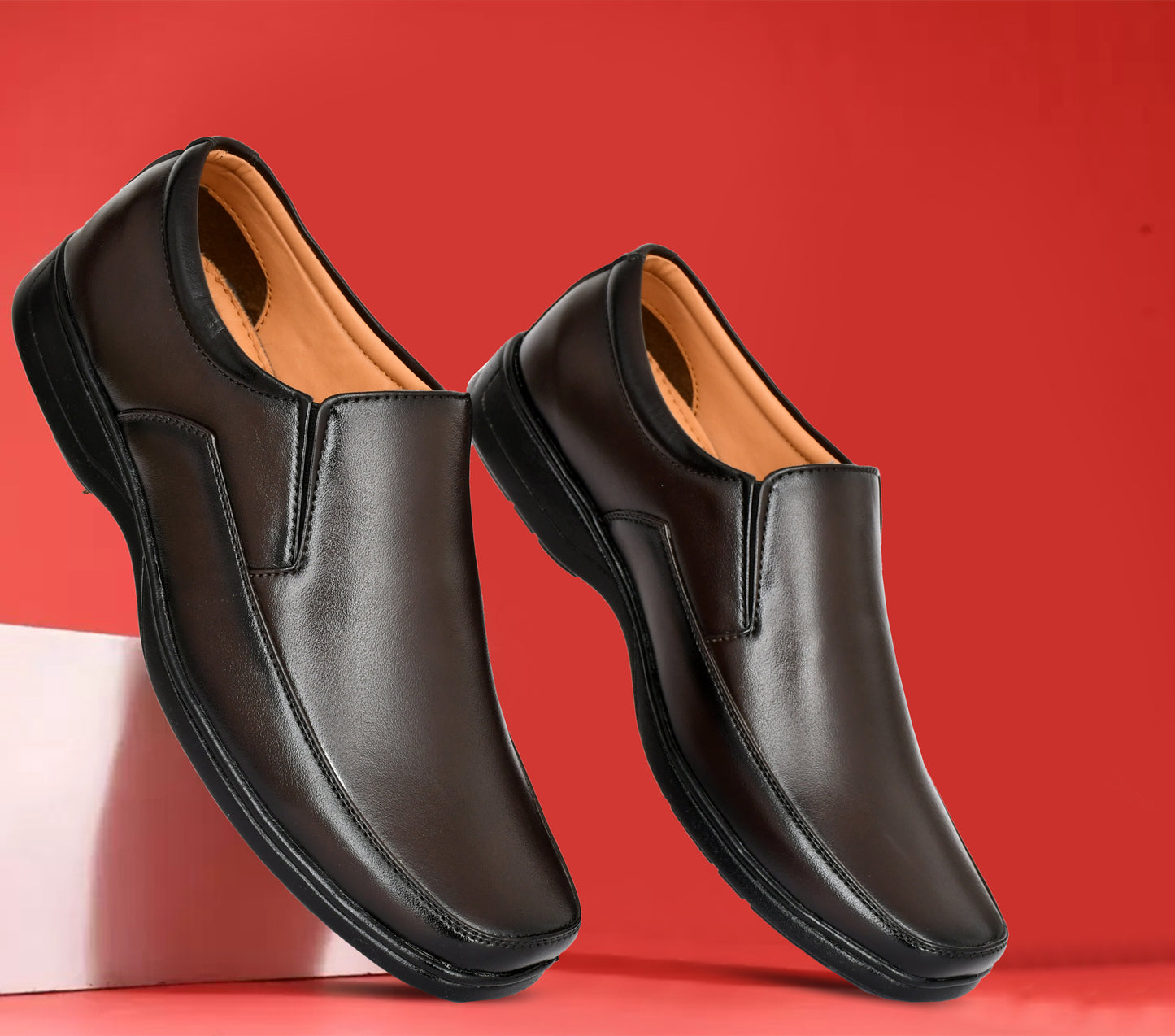 Classic Slip-on For Men with Neat Side Slit | Brown